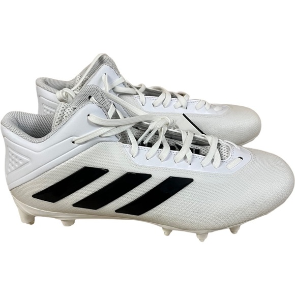 Mens Adidas Freak Mid Football Cleats White Black FX2124 Size 9.5 - Picture 6 of 10
